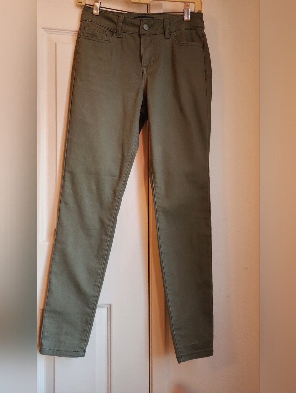 BLUESPICE Olive Green Slim Pants